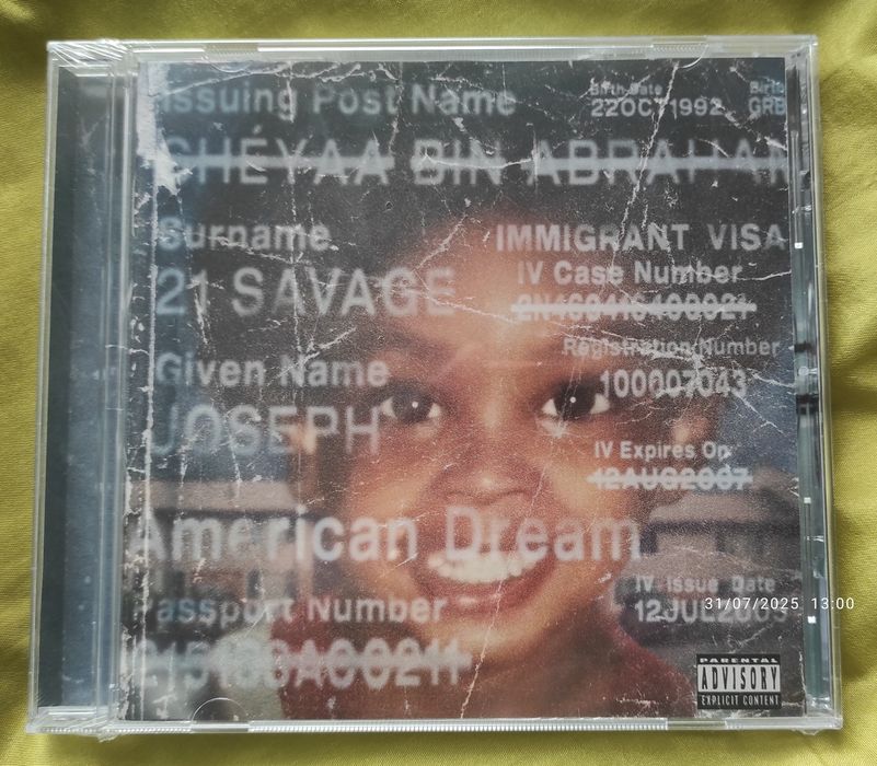 21 Savage - American Dream CD
