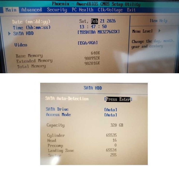 POS TOSHIBA A10 Usado