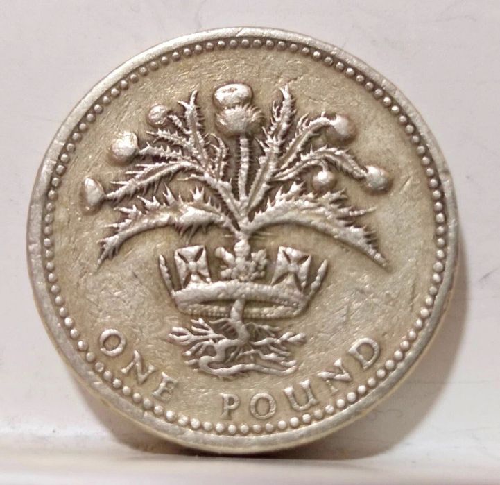 Moeda Elisabeth II One Pound 1984
