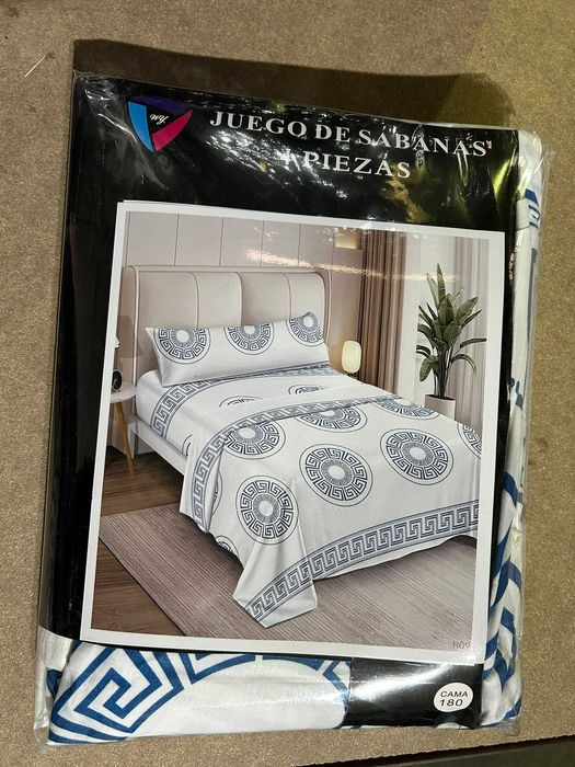 jogo de lencois de 4 pecas 200x160cm