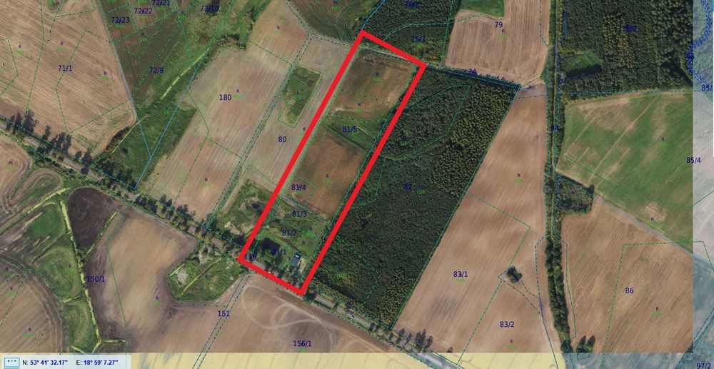 Działki budowlane Bądki Kwidzyn -Bez pośredników