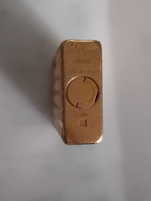 Dupont esqueiro Banhado a ouro
