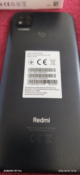 Telefon redmi 9C nfc