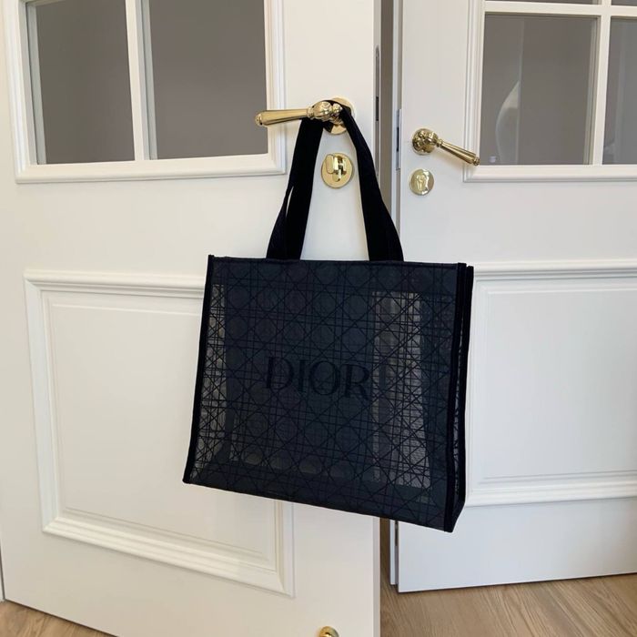 Прозора пляжна сумка / шопер Dior