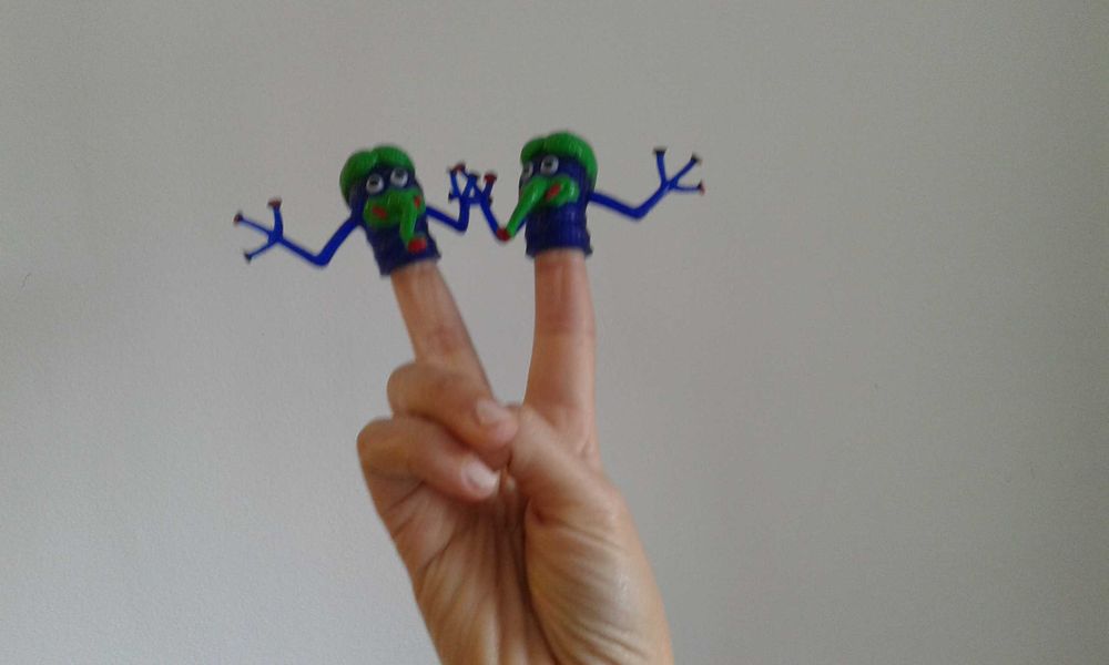 Fantoches divertidos  para dedos
