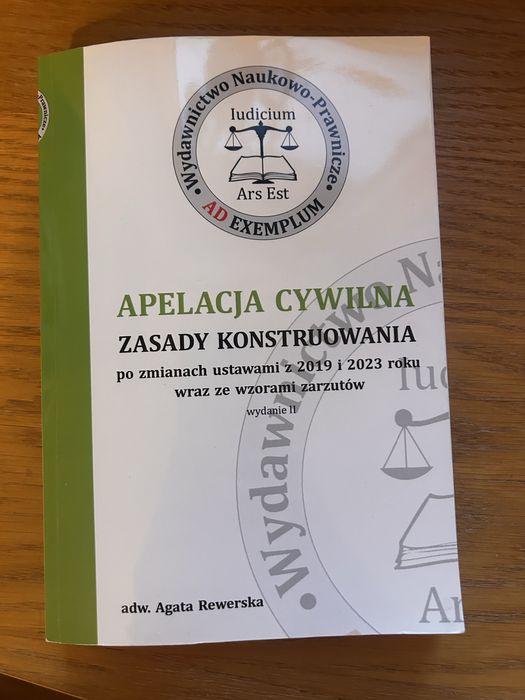 Agata Rewerska „Apelacja cywilna”