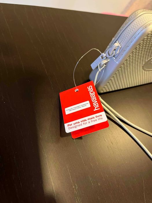 Bolsa Havaianas Mini Plus Cool Metallic prateado