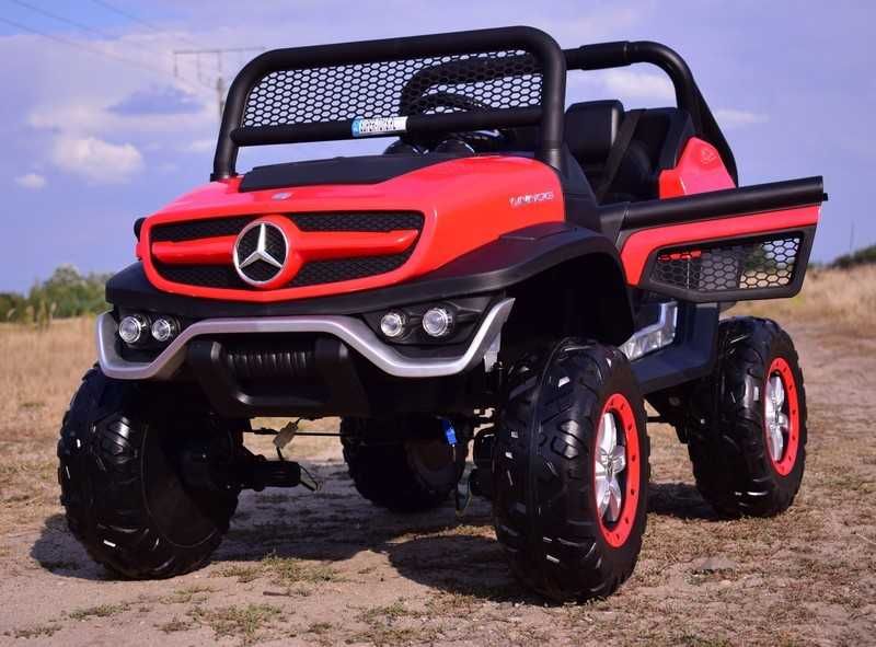 BUGGY JEEP 4x4 Auto samochód na akumulator MERCEDES UNIMOG dwuosobowy