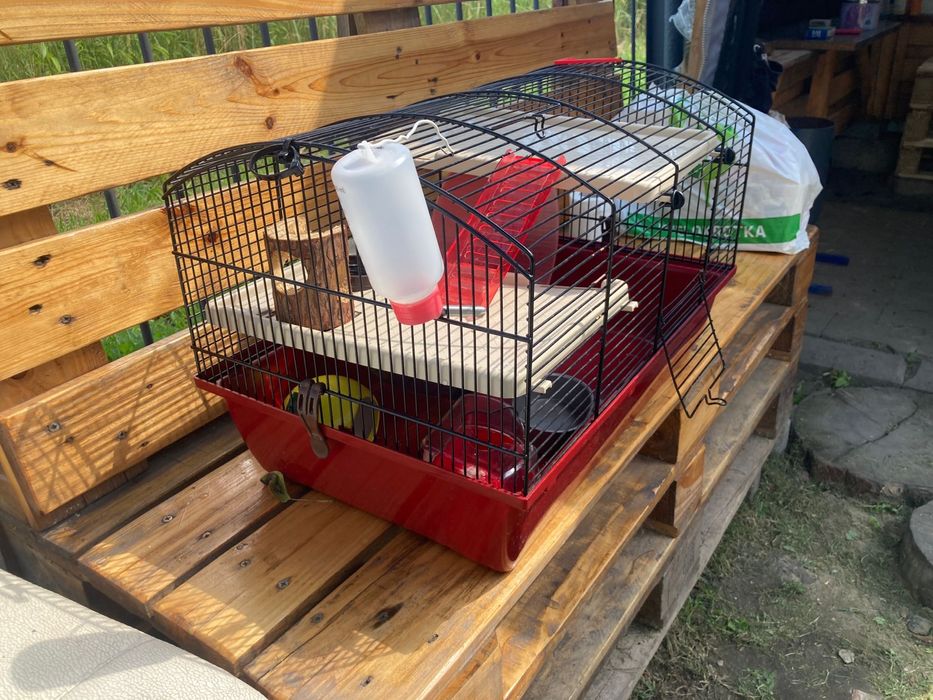 Klatka dla gryzoni z akcesoriami