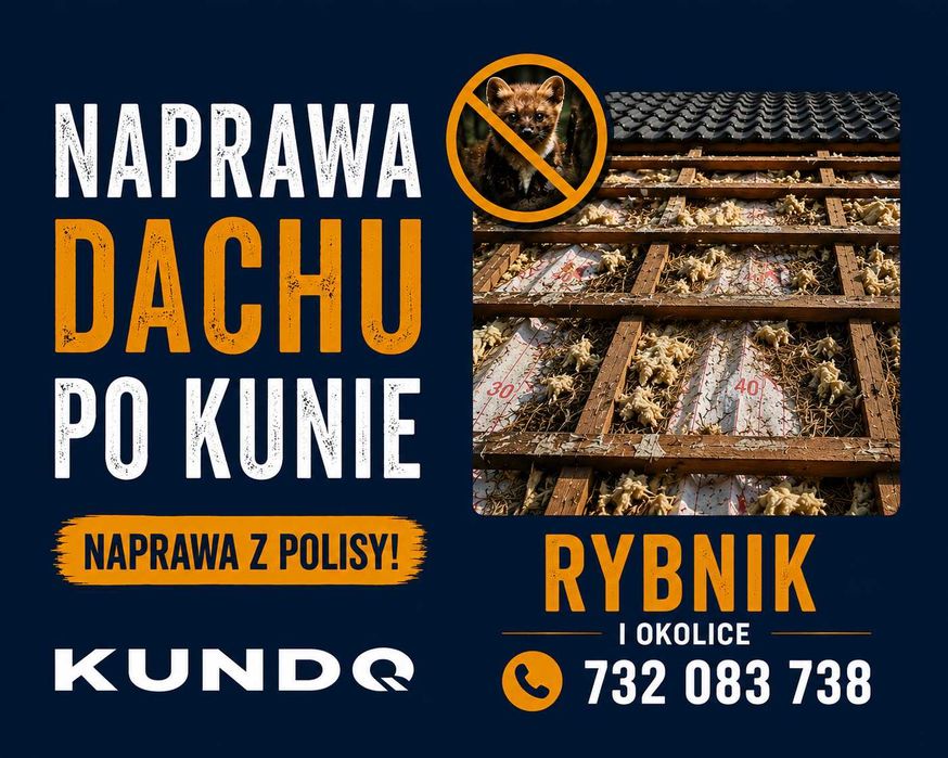 ++Naprawa Dachu Po Kunie | Pastuch Na Kuny | Rybnik++