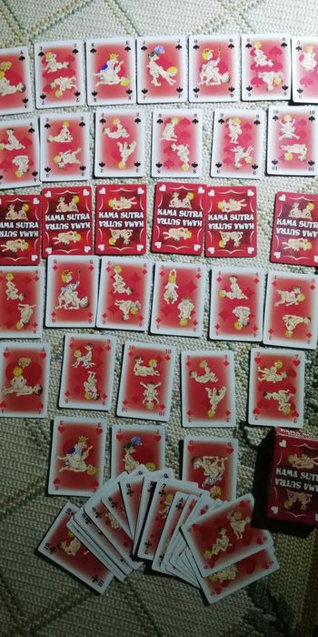 Baralho de cartas Kamasutra