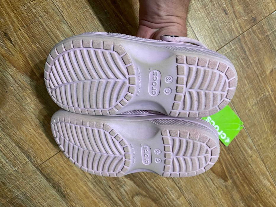 Шлепки босоніжки сандалі детские на девочку сабо Crocs р.31 С-13