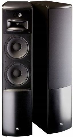 kolumny Głośnikowe podłogowe stereo czarny połysk Lakier JBL LS80