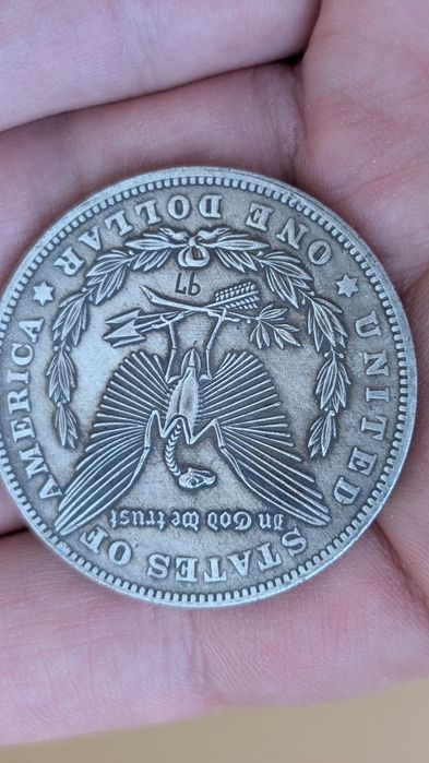 Коллекционная монета demon one dollar USA сувенир witch