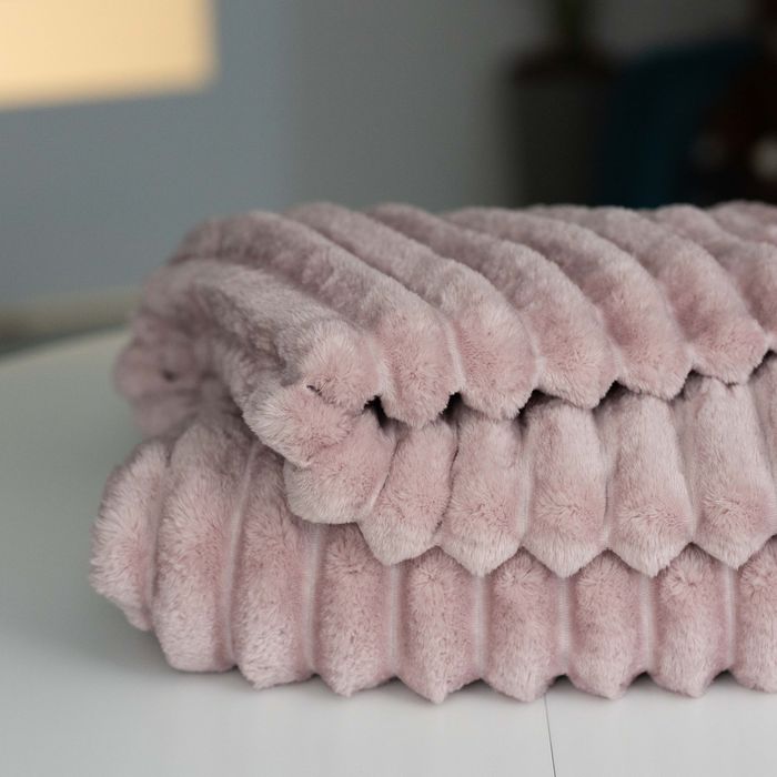 Плед Шарпей 5см. смужка Євро 200×230см.