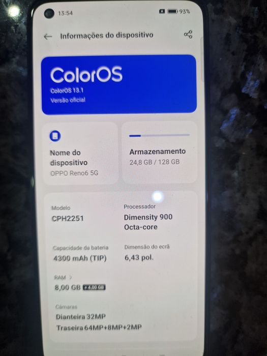OPPO Reno 6 5g 128gb
