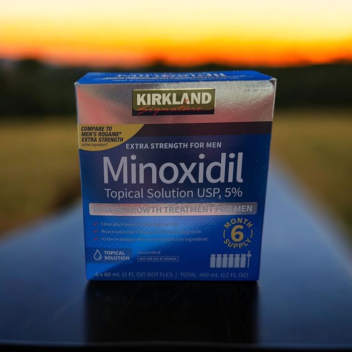 Minoxidil Kirkland caixa selada
