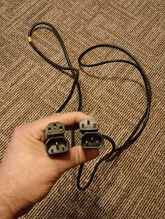 Шнур питания C13-C14 комп-монитор, видео кабель.