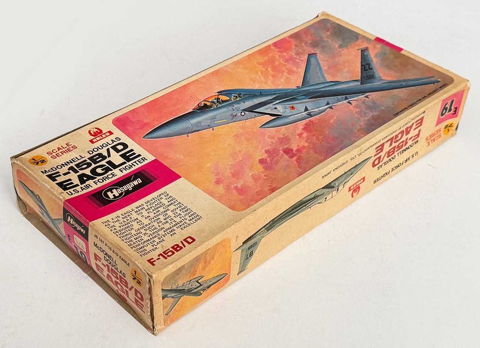 Hasegawa_McDonnel Douglas F-15B/D Eagle. ESc.1:72. Completo e como novo.