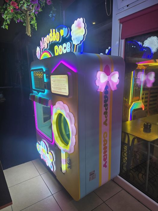 Algodão doce automático