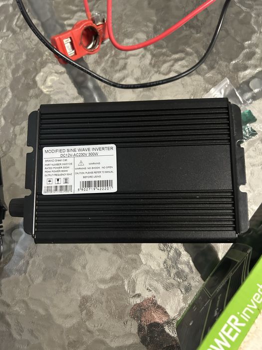 Преобразователь тока инвертер Green Gell  300v для авто и дома