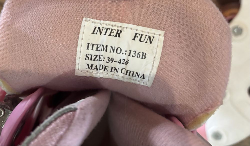 Łyżworolki regulowane roz 39-42 Inter Fun