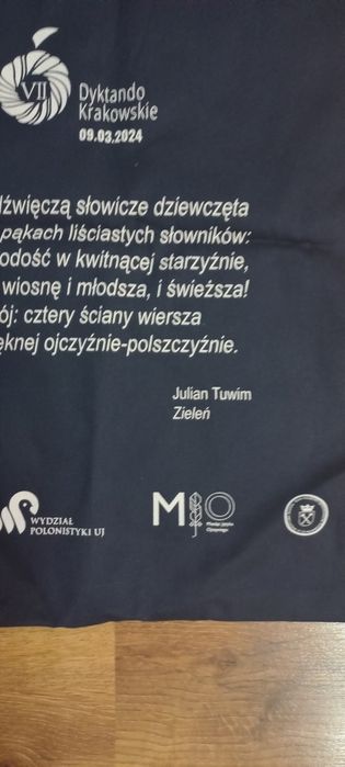 Torba dyktando Krakowskie UJ