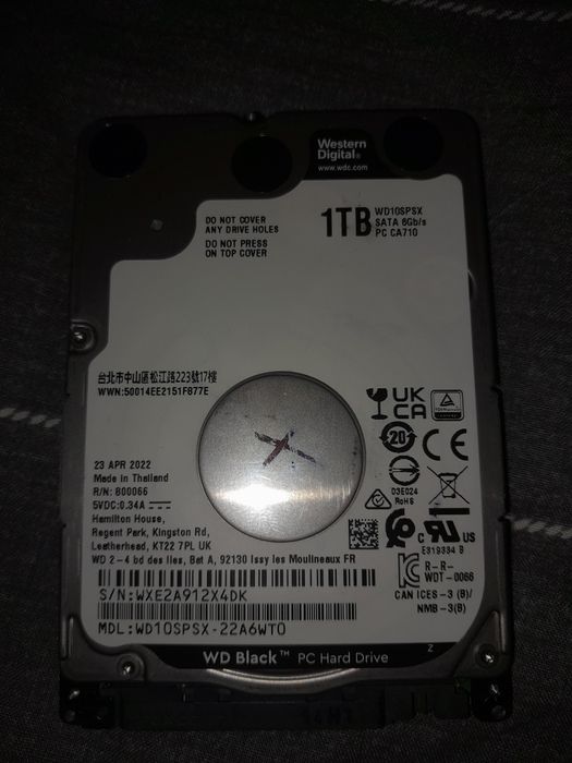 HDD Western digital. 1 TB жосткий диск