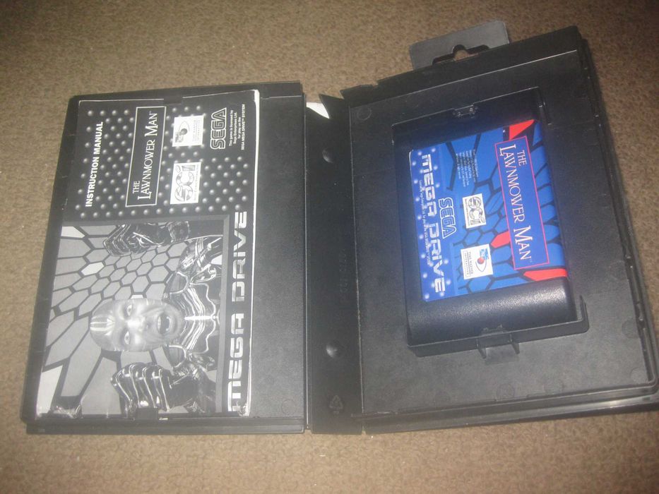 Jogo "The Lawnmower Man" para Sega Mega Drive/Completo!