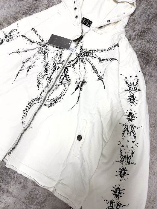 Худі кофта Thug Club hoodie white balenciaga archive opium зіпка M-L