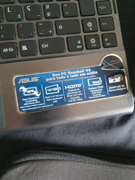 Portátil Asus Eee PC 1225B443512131505377282
