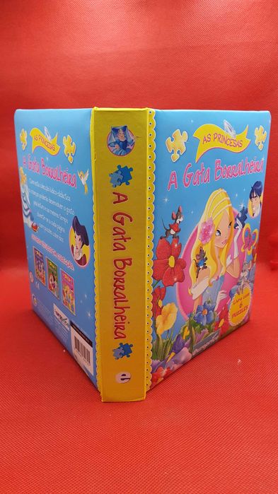 Livro Infantil - REF PINF - Princesas, A Gata Borralheira Livro Puzzle