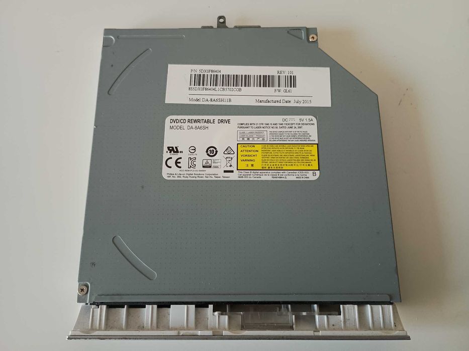 DVD do laptopa Philips Lite-On DA-8A6SH (Slim SATA)