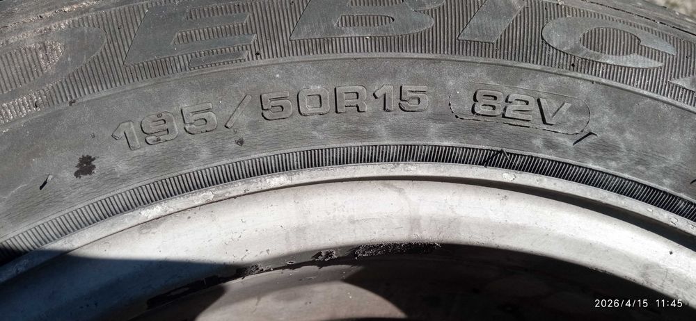 4 koła alufelgi  Mercedes R15 + koło zapasowe