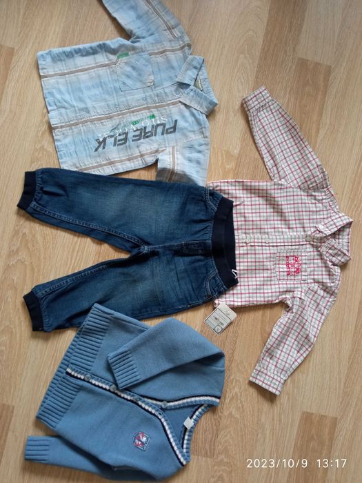 Zestaw dla chłopca 92 prawie nowy