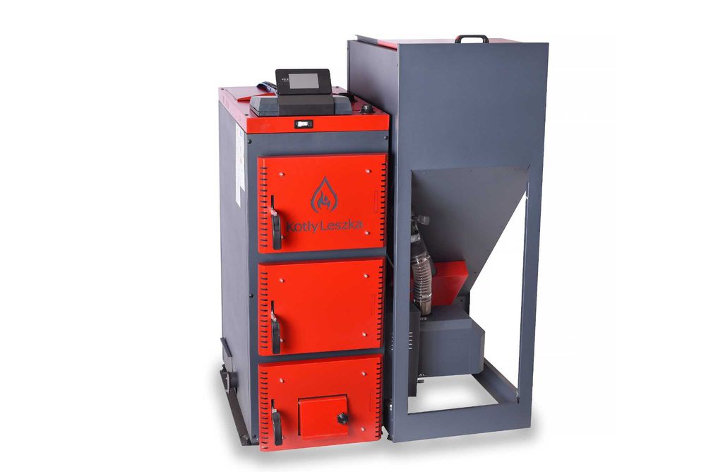 Kocioł 5 klasa pellet drewno FENIKS HYBRID DUO 15KW
