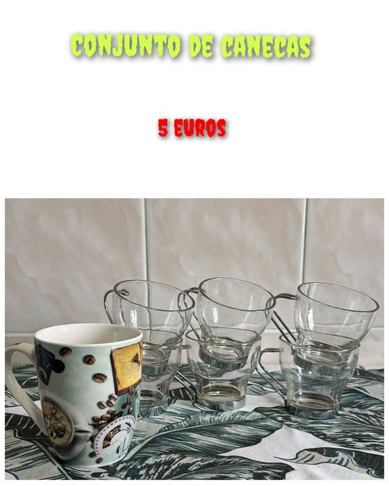 Conjunto de canecas