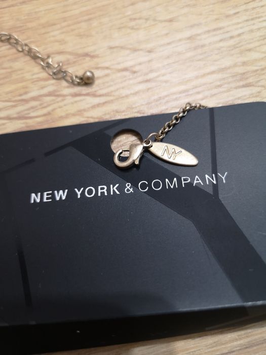 Naszyjnik podwójny złoto srebrny New York Company