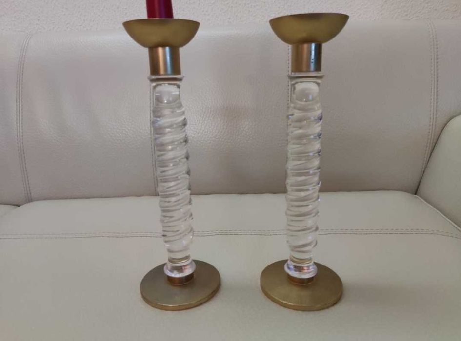 2 Castiçais para velas