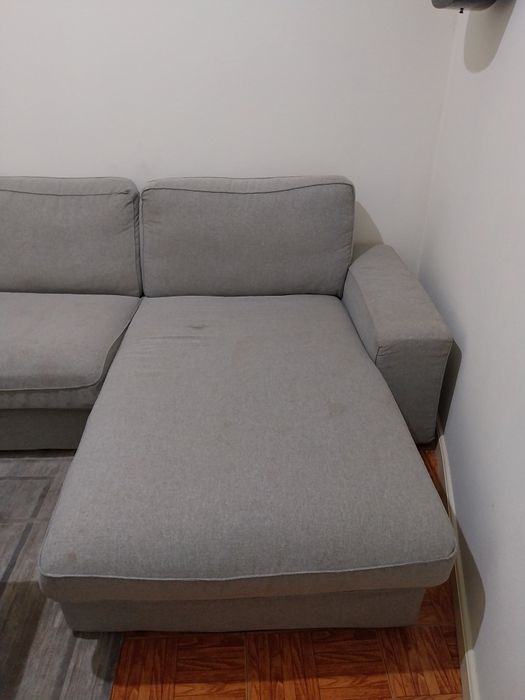 Sofa cinza 3 lugares