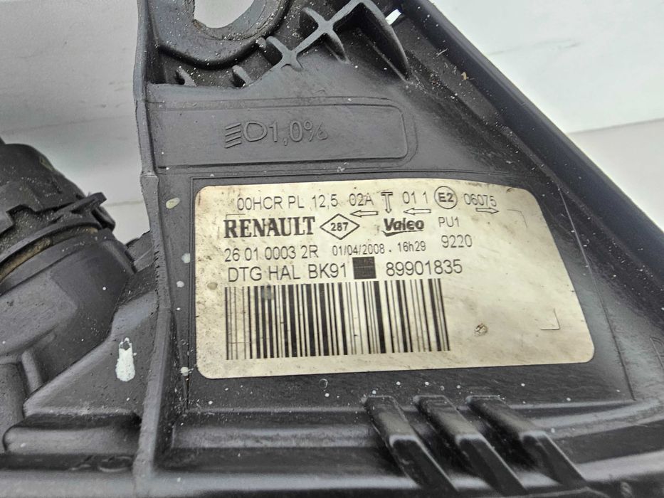Renault Laguna III 3 Lampa Przód Przednia Prawa Europa Valeo