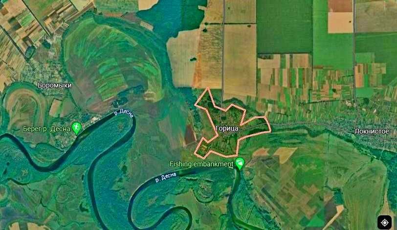 TO Земельна ділянка на березі ріки Десна