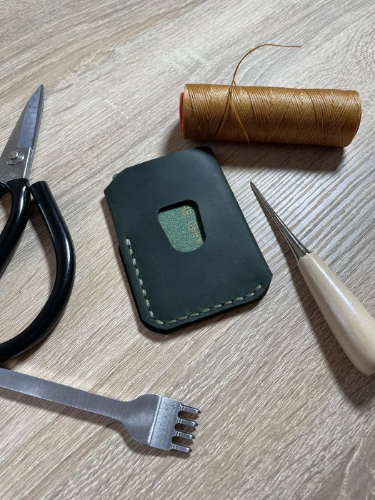 Шкіряний картхолдер на подарунок