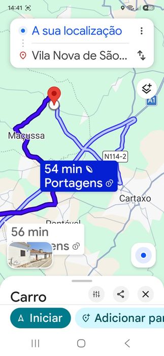 Casa T1 para alugar em Vila nova de são pedro concelho da azambuja. A casa é  independente para 1 única pessoa