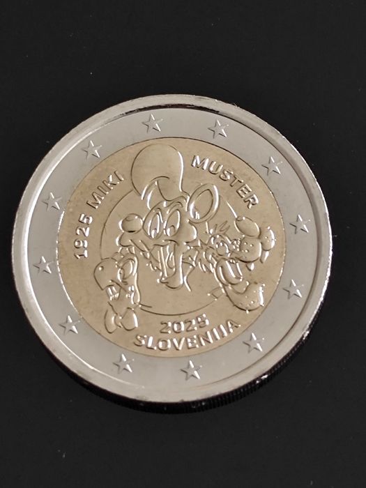 Moeda 2€ da Eslovénia 2025 Miki Muster