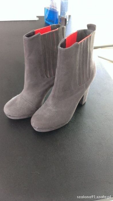 H&M botki szare 38