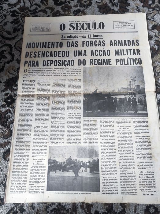 Jornais 25 de abril de 1974