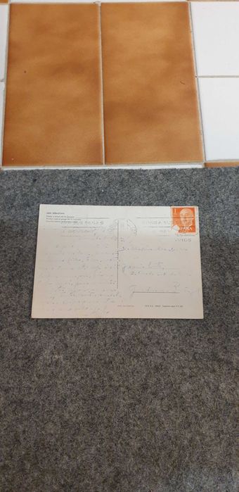 Postal usado vintage