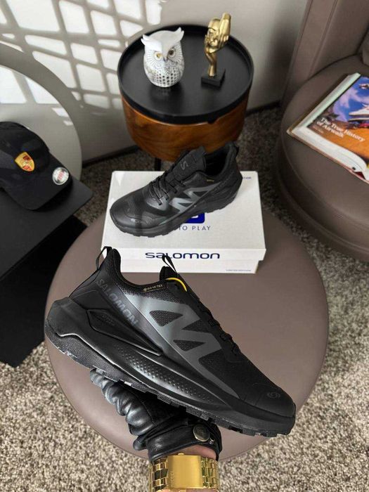 !ТЕРМО! Salomon Elixir Activ (Gore-Tex) Black/Grey 41 42 43 44 45 46