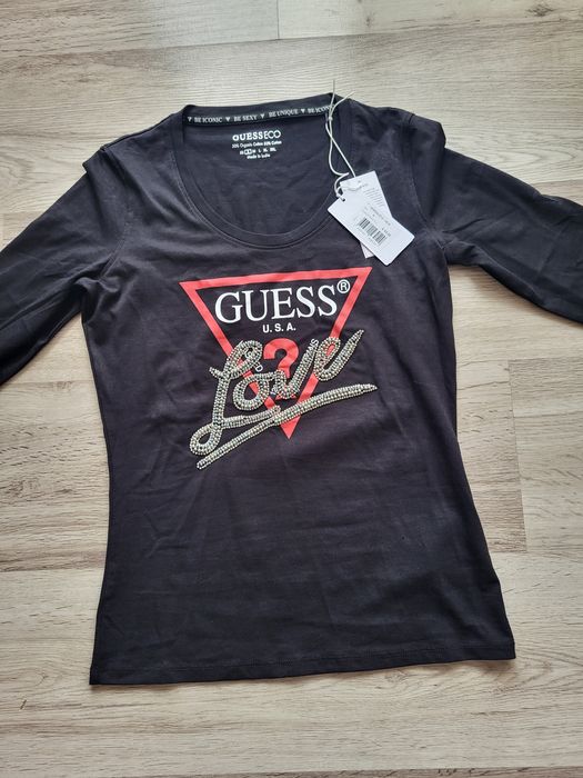 Longsleeve damski Guess S oryginalny
